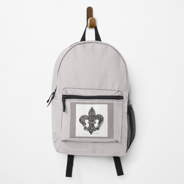 Item preview, Fleur de Lis - pen and ink illustration designed and sold by Annie Mason Art.