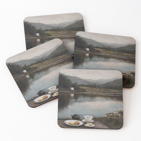 Item preview, Serene Lakeside Afternoon Tea designed and sold by lautir.
