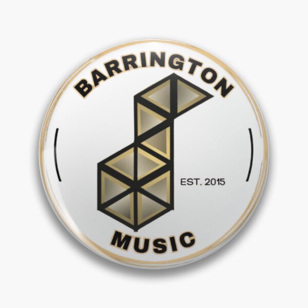 Item preview, Barrington Music Official Logo (Gold) designed and sold by BarringtonMusic.