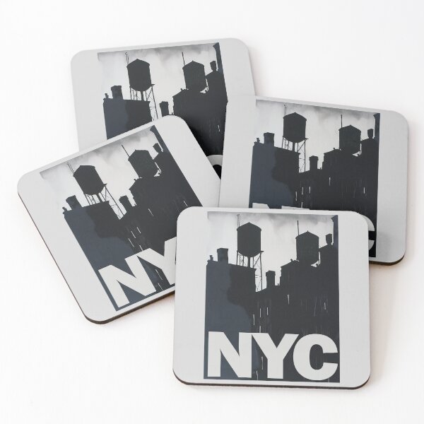 Item preview, NYC Water Towers on Rooftops Manhattan designed and sold by [EverNever] Creative Gear Alternatives.