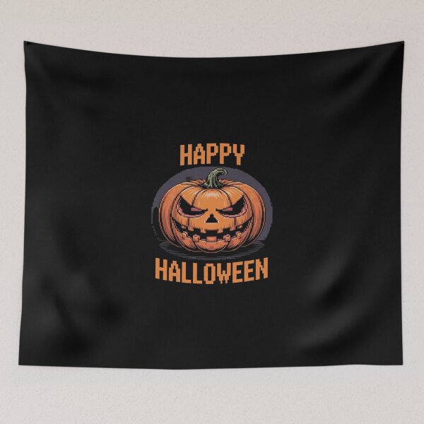 Item preview, Happy Halloween Gamer Pumpkin 8Bit Pixel Video Gaming  designed and sold by SyntaxClaw.