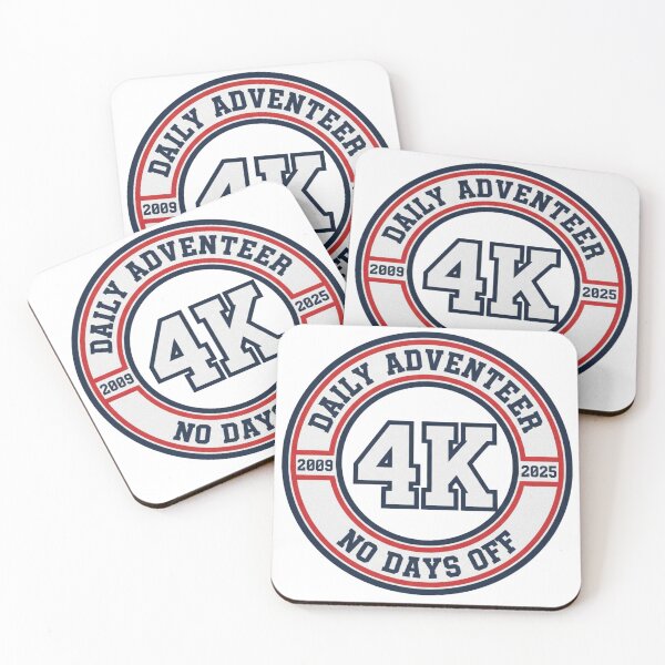 Item preview, Adam the Woo - 4K Daily Adventurer Badge designed and sold by Vantage Print Co..