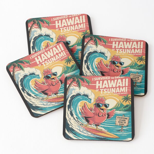 Item preview, I Survived The Great Hawaii Tsunami of 2025 Saying 12  designed and sold by MarryIsMonth.