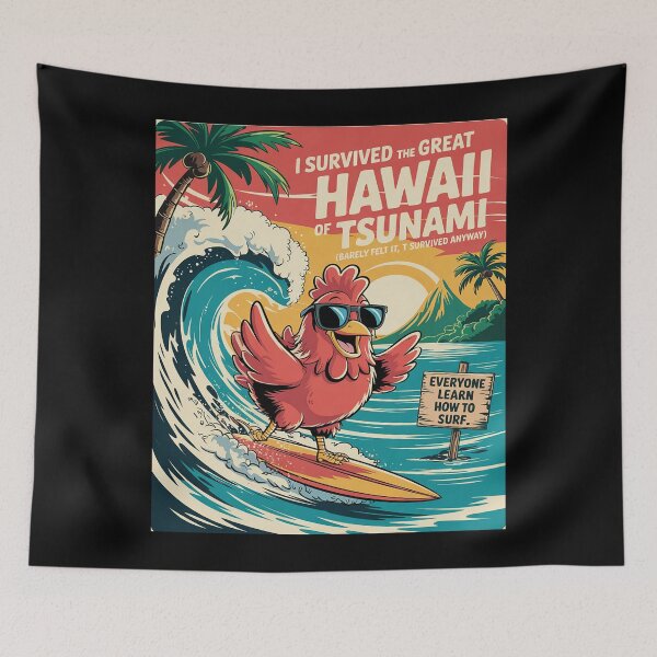 Item preview, I Survived The Great Hawaii Tsunami of 2025 Saying 12 designed and sold by MarryIsMonth.