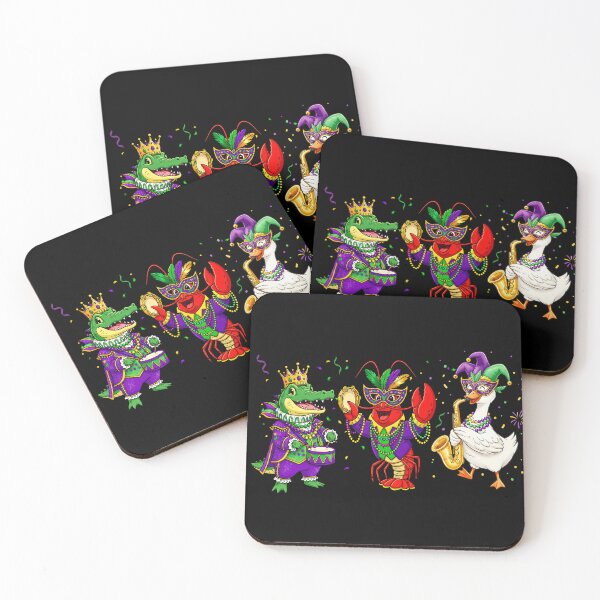 Item preview, Funny Mardi Gras Animals Classic T-Shirt – Crocodile Crawfish Goose Parade Fat Tuesday Graphic Tee designed and sold by cogiaovuong.