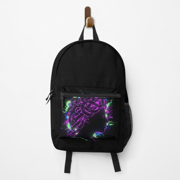 Item preview, Medusa Neon Glitch Cyberpunk Mythology Art designed and sold by HoruxDesign.