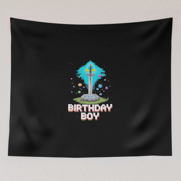 Item preview, Im The Birthday Boy Video Gamer Pixel Number  designed and sold by SyntaxClaw.