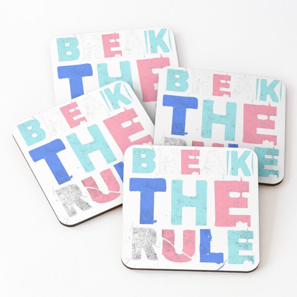 Item preview, Break the Rule Distressed Pastel Typography Design designed and sold by HorizonStores.