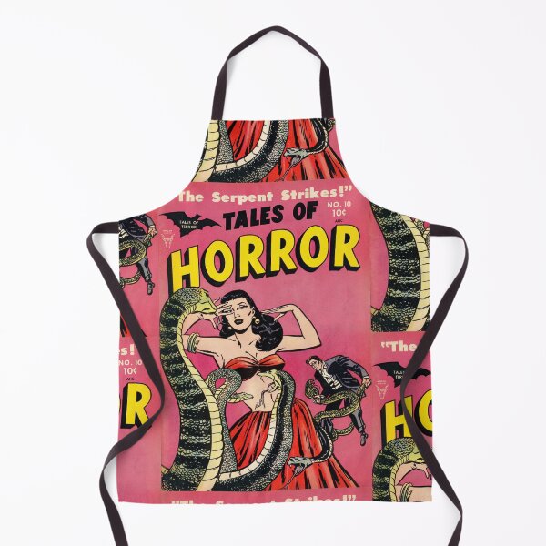 Item preview, Woman Attacked Poster : Retro Snake Attack Wall Art Print Decor designed and sold by artofuniverse.