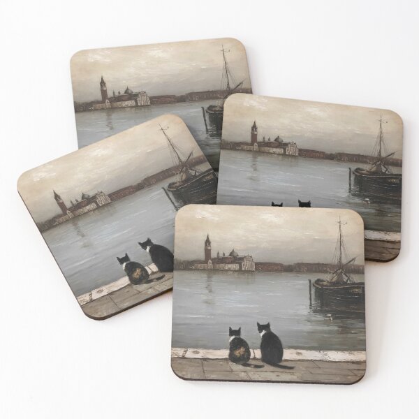 Item preview, Cats Watching the Venice Horizon designed and sold by lautir.