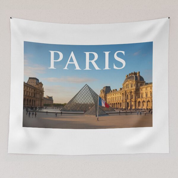 Item preview, Paris, France, Louvre, French flag, Zalan27, beautiful, romantic designed and sold by Zalan27.