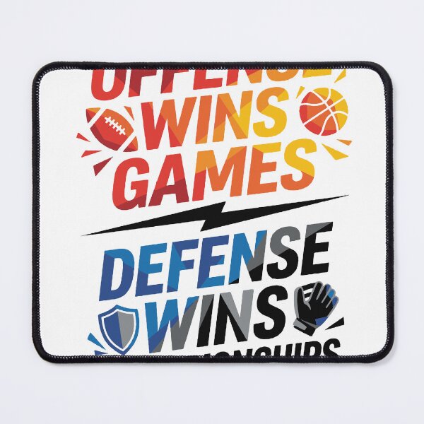 Item preview, Offense Wins Games Defense Wins Championships Basketball - football Tee Kids T-Shirt designed and sold by Everyday Epics.