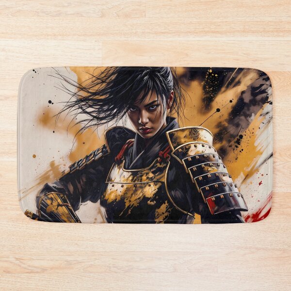 Item preview, Fierce Samurai Warrior Woman designed and sold by RkskArt.