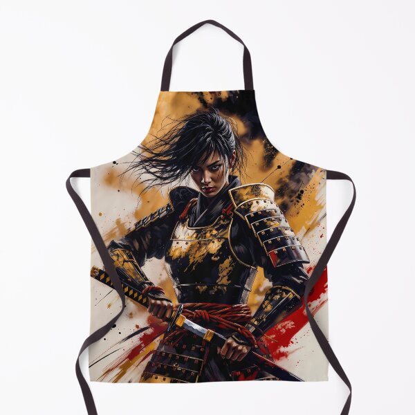 Item preview, Fierce Samurai Warrior Woman designed and sold by RkskArt.