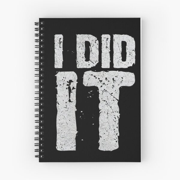 Item preview, Bold Statement Shirt – I DID IT Distressed Typography for Motivation, Humor, or Confession designed and sold by Bright Nest Studio.