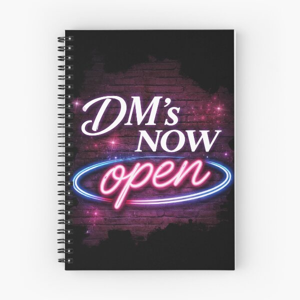 Item preview, DM’s Now Open designed and sold by Seconya.