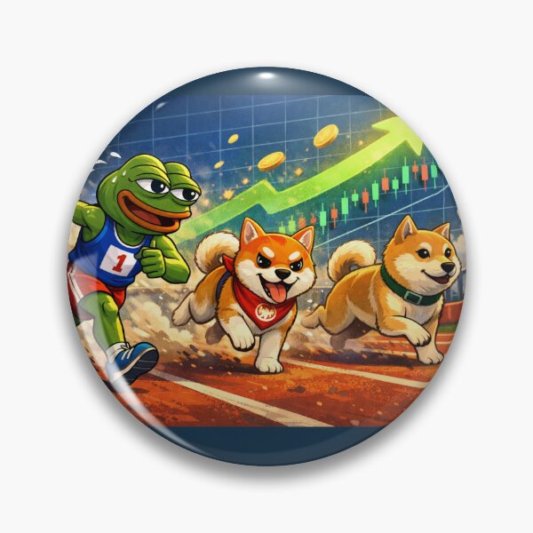 Item preview, $PEPE crypto coin, Shib, Doge designed and sold by mikistudio.