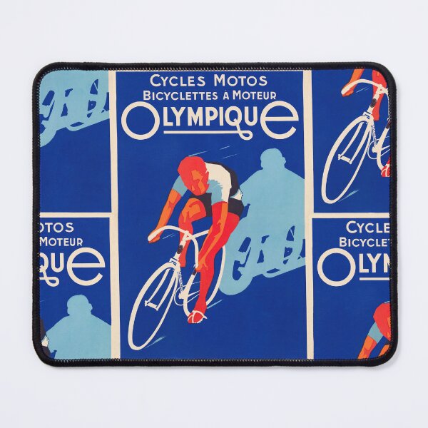 Item preview, Cyclist Racing Illustration Track Bicycle Sports Poster : Vintage Advertisement designed and sold by artofuniverse.