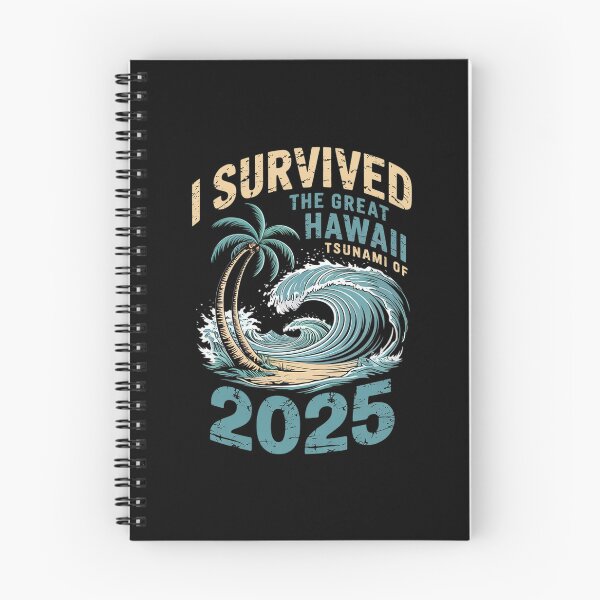 Item preview, I Survived The Great Hawaii Tsunami of 2025 Saying 17  designed and sold by MarryIsMonth.