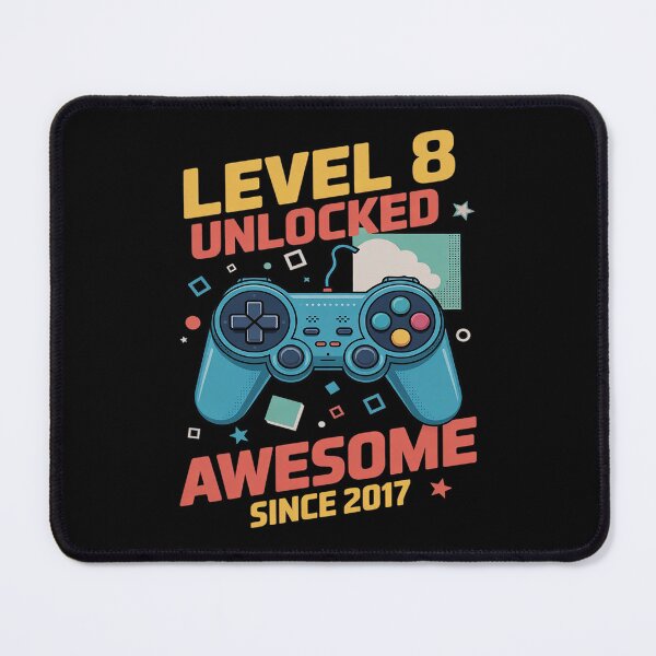 Item preview, Kids Level 8 Unlocked 8th Birthday 8 Year Old Boy Gaming designed and sold by FadeOfThrone.