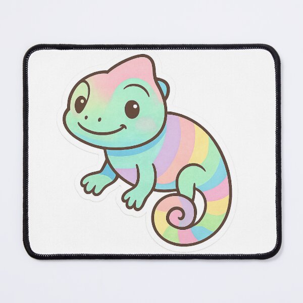 Item preview, Pastel Happy Chameleon Stickers designed and sold by StickMint.