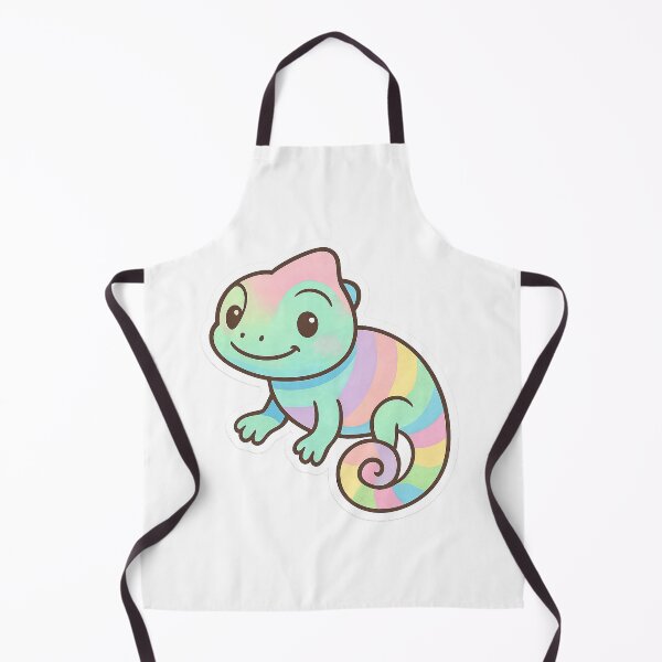 Item preview, Pastel Happy Chameleon Stickers designed and sold by StickMint.