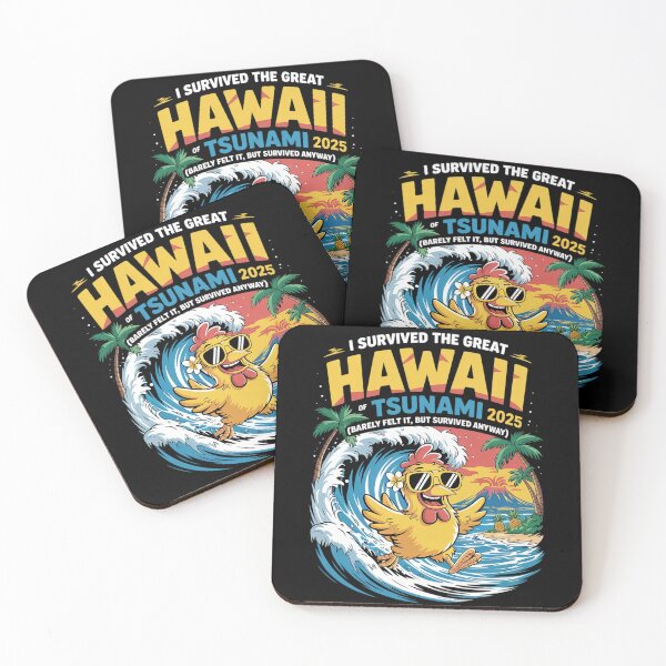 Item preview, I Survived The Great Hawaii Tsunami of 2025 Saying 24  designed and sold by MarryIsMonth.