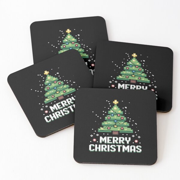 Item preview, Merry Christmas Pixel Art 8-Bit Video Game Christmas Tree  designed and sold by FadeOfThrone.