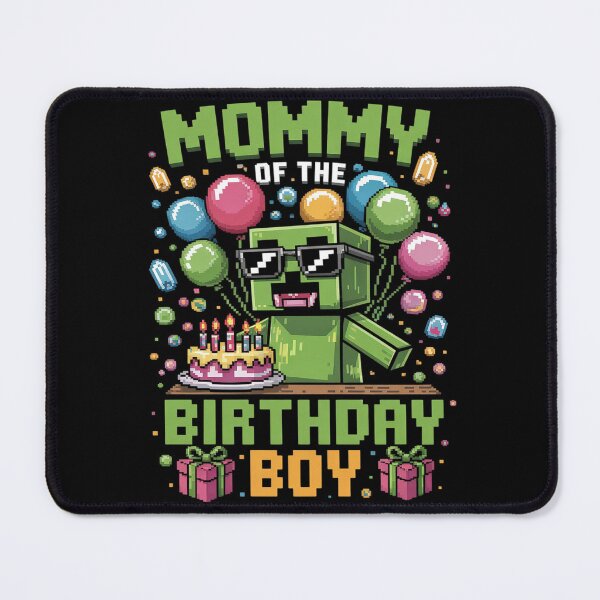 Item preview, Mom Of The Birthday Boy Party Video Gamer Pixel Number designed and sold by AquaKiev.