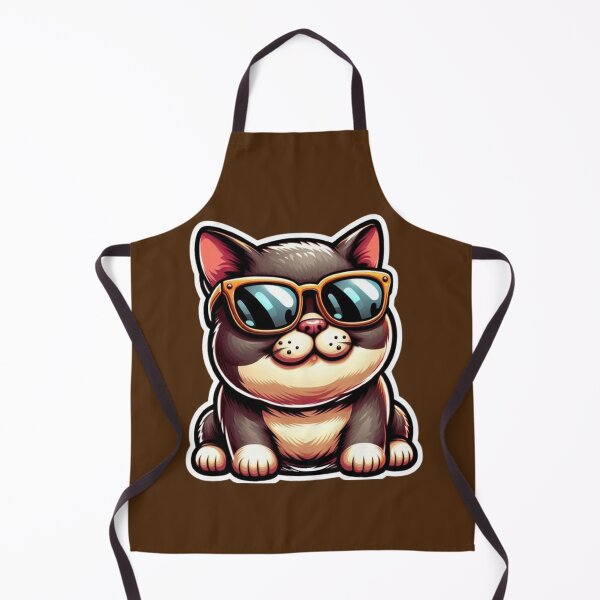 Item preview, Sunglass Cat – Retro Cool Kitty Vibes designed and sold by Dogandesighn.