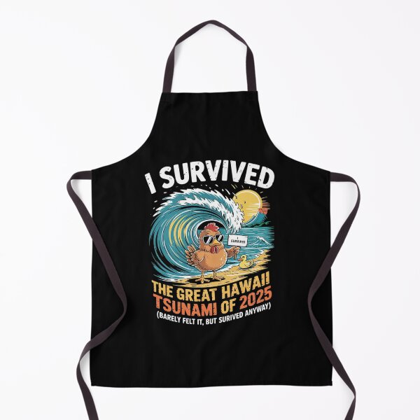 Item preview, I Survived The Great Hawaii Tsunami of 2025 Saying 43 designed and sold by MarryIsMonth.