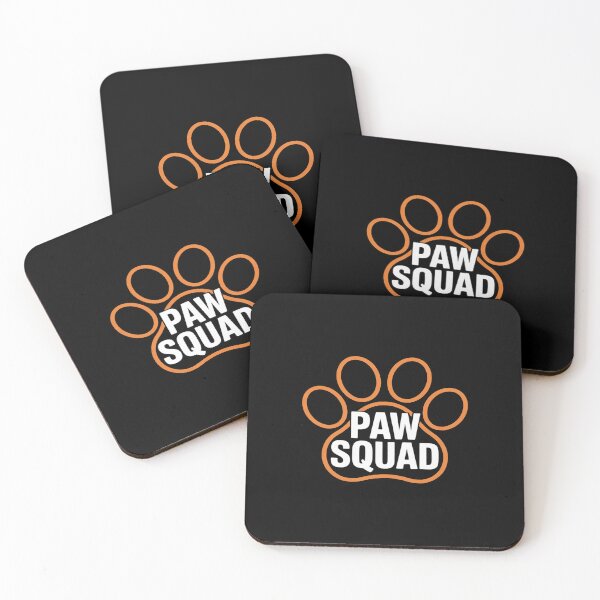 Item preview, Paw Squad Orange Dog Cat Paw Print Animal Rescue Team  designed and sold by AquaKiev.