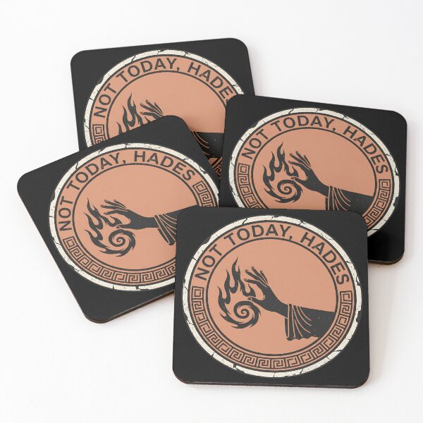 Item preview, Ancient Greek Pottery Style Not Today Hades designed and sold by HoruxDesign.