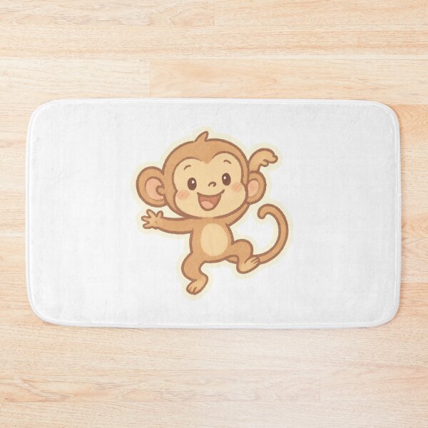 Item preview, Cute Cheerful Monkey Sticker designed and sold by StickMint.