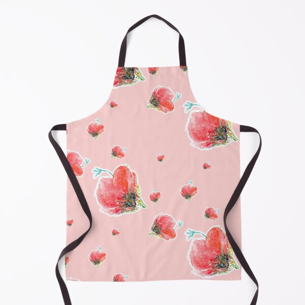 Item preview, Floral pattern with red flowers handpainted designed and sold by AhArtMe.