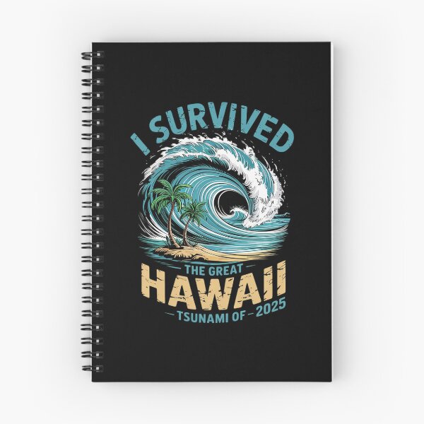 Item preview, I Survived The Great Hawaii Tsunami of 2025 Saying1 6  designed and sold by MarryIsMonth.