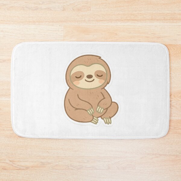 Item preview, Chibi Happy Sloth Sticker designed and sold by StickMint.
