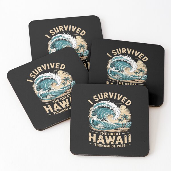 Item preview, I Survived The Great Hawaii Tsunami of 2025 Saying1  designed and sold by MythWoot.