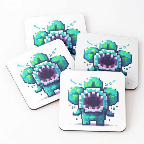 Item preview, Cute Blocky Void Monster - Pixel Art Mashup designed and sold by Thompika.