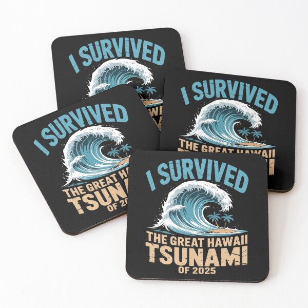 Item preview, I Survived The Great Hawaii Tsunami of 2025 Saying3  designed and sold by MarryIsMonth.