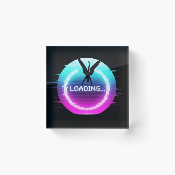 Item preview,  Icarus Falling Into Digital Sun Synthwave Art designed and sold by HoruxDesign.