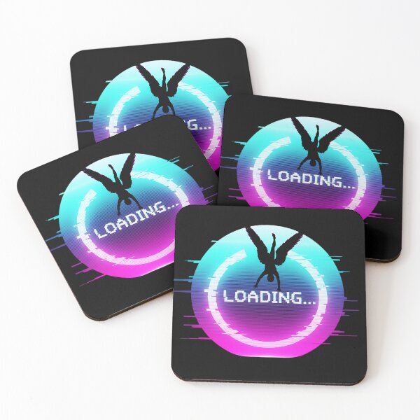 Item preview,  Icarus Falling Into Digital Sun Synthwave Art designed and sold by HoruxDesign.