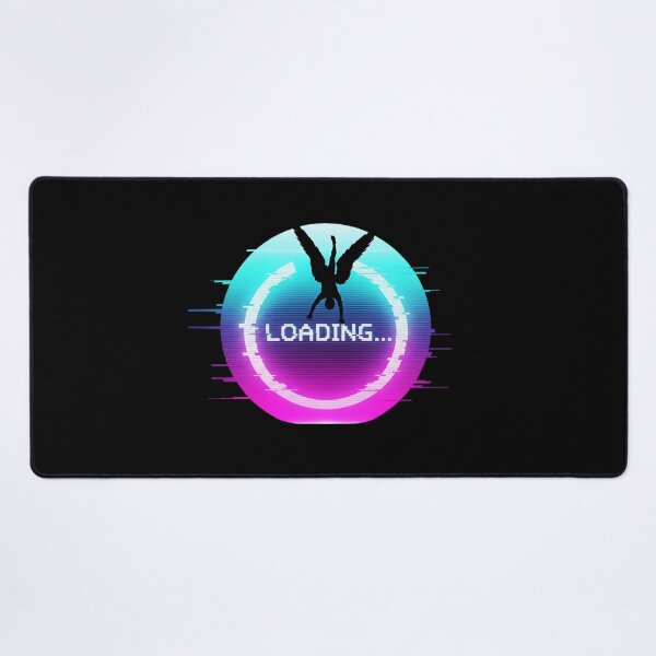 Item preview, Icarus Falling Into Digital Sun Synthwave Art designed and sold by HoruxDesign.