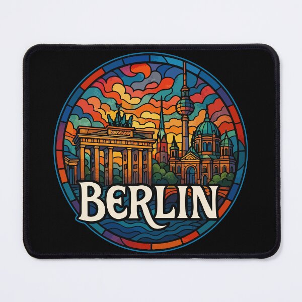 Item preview, Berlin Germany Travel Stained Glass designed and sold by TomFrontierArt.