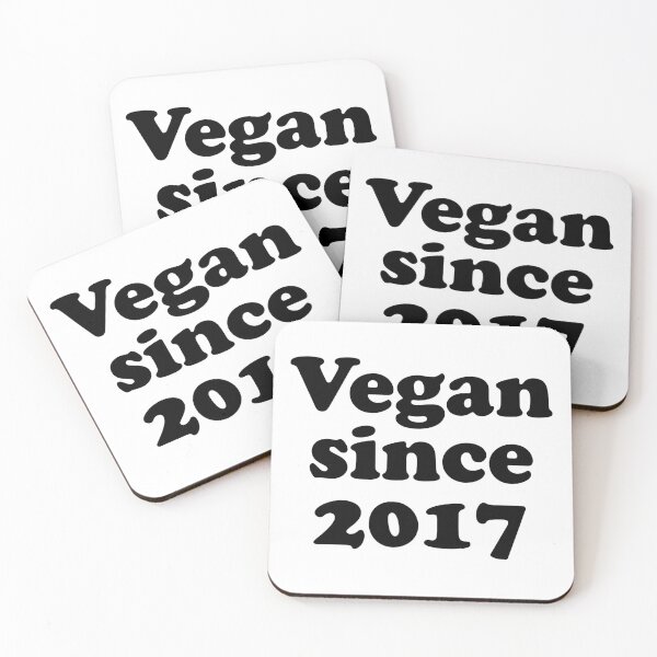 Item preview, Vegan since 2017 how long have you been vegan  designed and sold by Thought2reality.
