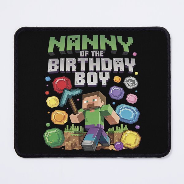 Item preview, Nanny Of The Birthday Boy Video Gamer Pixel Number designed and sold by AquaKiev.