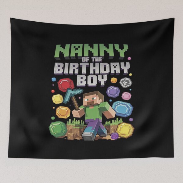 Item preview, Nanny Of The Birthday Boy Video Gamer Pixel Number  designed and sold by AquaKiev.