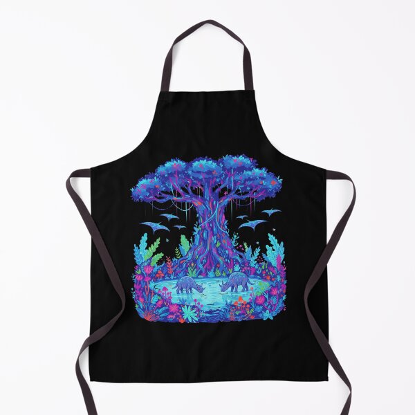Item preview, Raw Avatar-Inspired Pandora Forest Art – Bioluminescent Fantasy Jungle Nature designed and sold by alllyxispace.