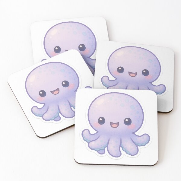 Item preview, Cozy Cheerful Octopus Sticker designed and sold by StickMint.
