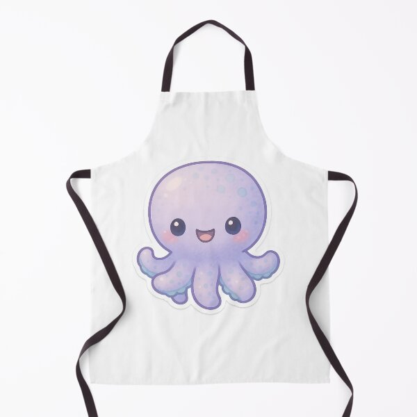 Artikelvorschau, Cozy Cheerful Octopus Sticker entworfen und verkauft von StickMint.